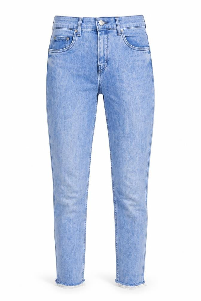 Front view of Select Denim Women's Blue High-Waist Jeans, size 6