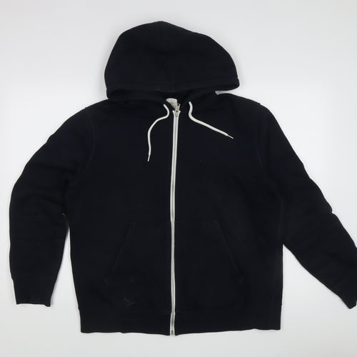 Marks and Spencer Men's Black Full Zip Hoodie M