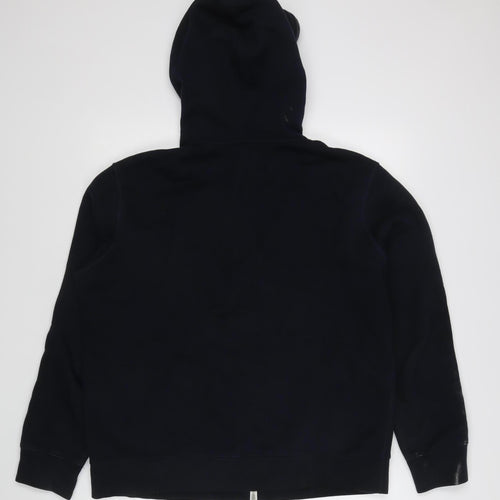 Marks and Spencer Men's Black Full Zip Hoodie M