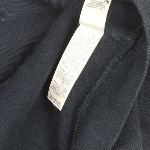 Marks and Spencer Men's Black Full Zip Hoodie M