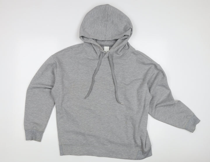 H&M Men's Grey Hoodie, Size S, Lightweight Pullover