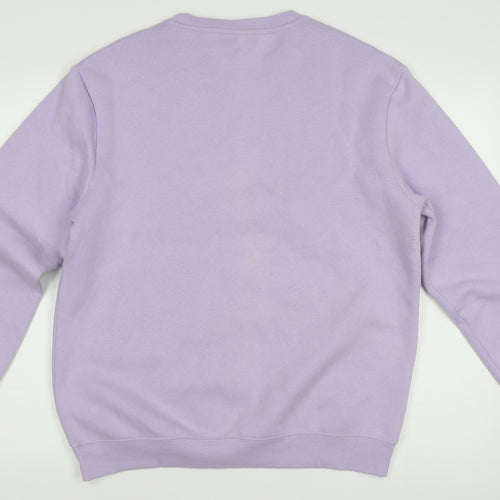 H&M Women's Purple Relaxed Fit Sweatshirt Size 12