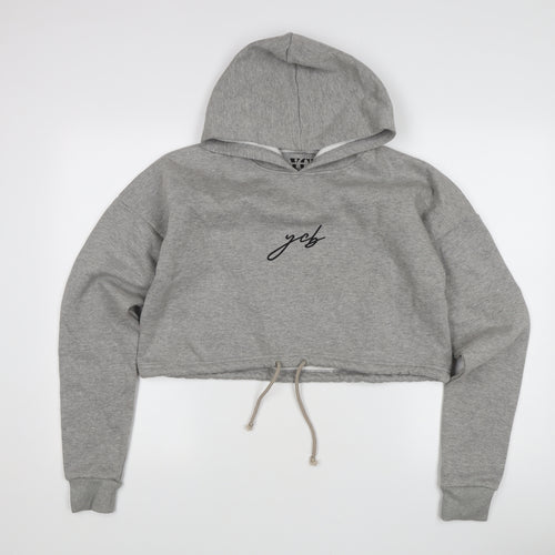 YCB Women's Grey Medium Pullover Hoodie