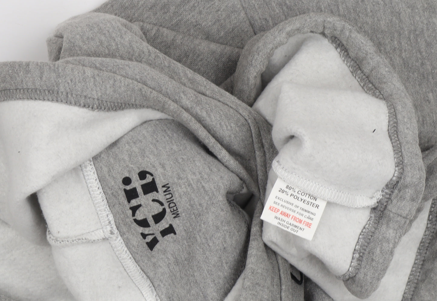 YCB Women's Grey Medium Pullover Hoodie