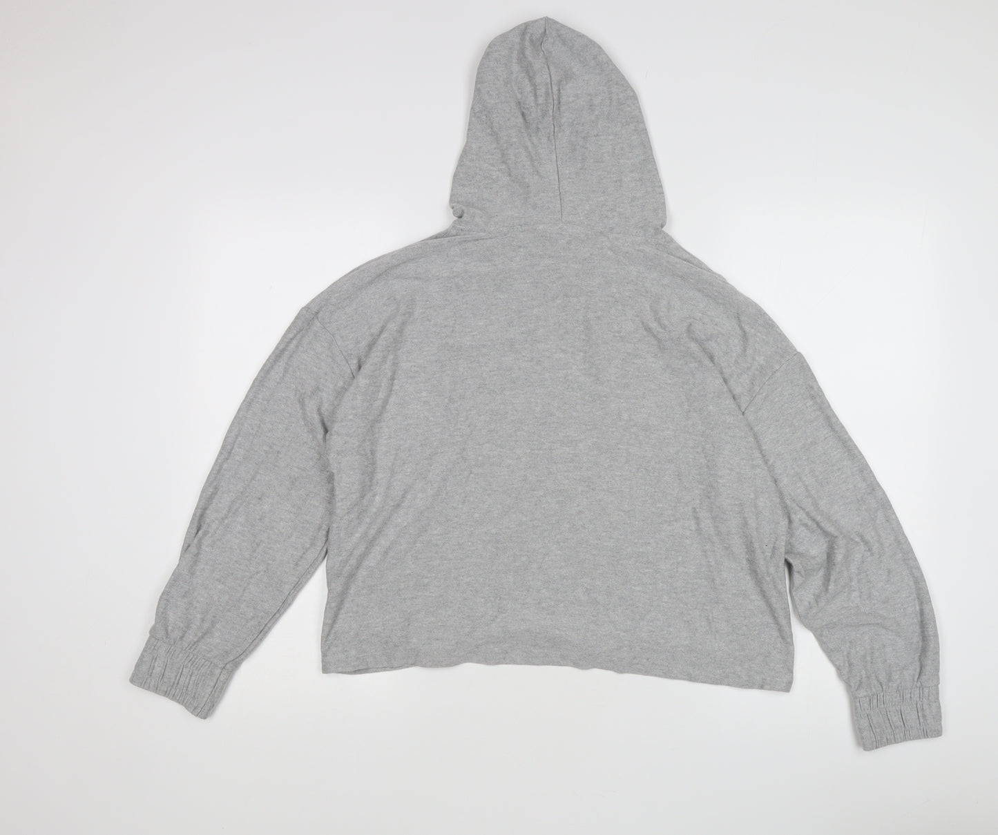 Body Women's Grey Jersey Hooded Lounge Jumper - Size 14