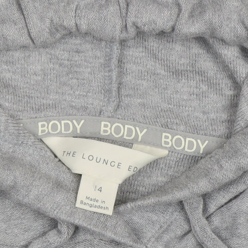 Body Women's Grey Jersey Hooded Lounge Jumper - Size 14