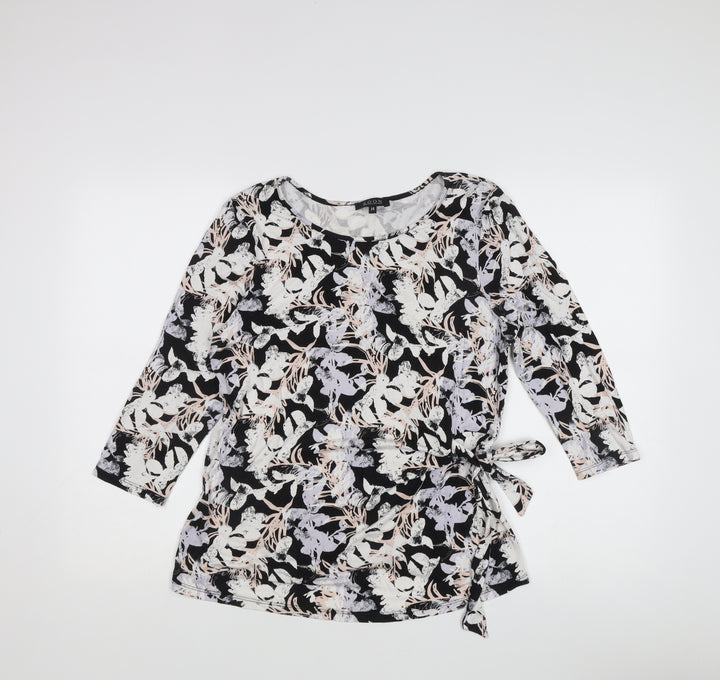 SOON Women's Multicoloured Floral Blouse Size 14