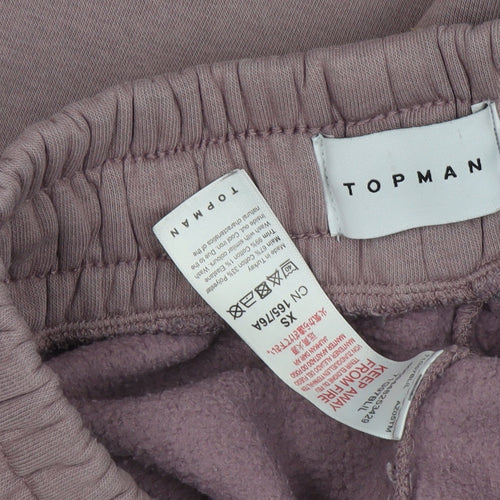 Topman Men's XS Purple Jogger Trousers with Pockets