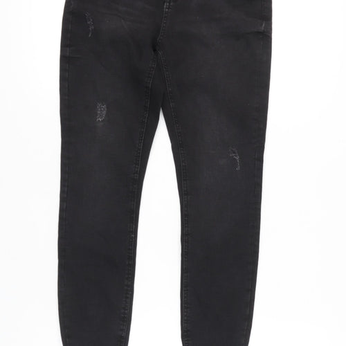 Denim Co Women's Black Ankle Jeans Size 10 Slim