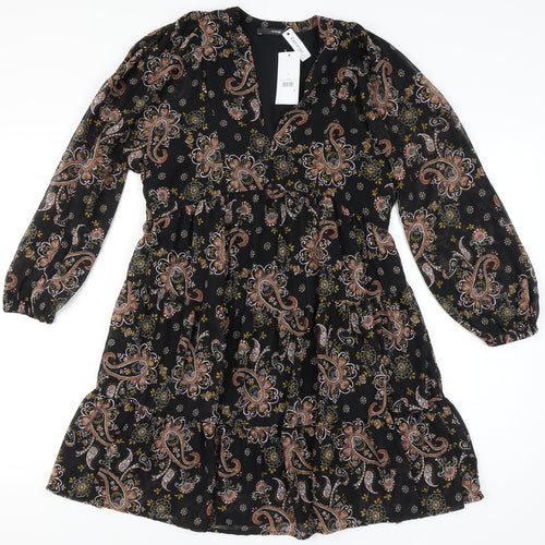 George Womens A-Line Paisley Dress Size 10 Autumn