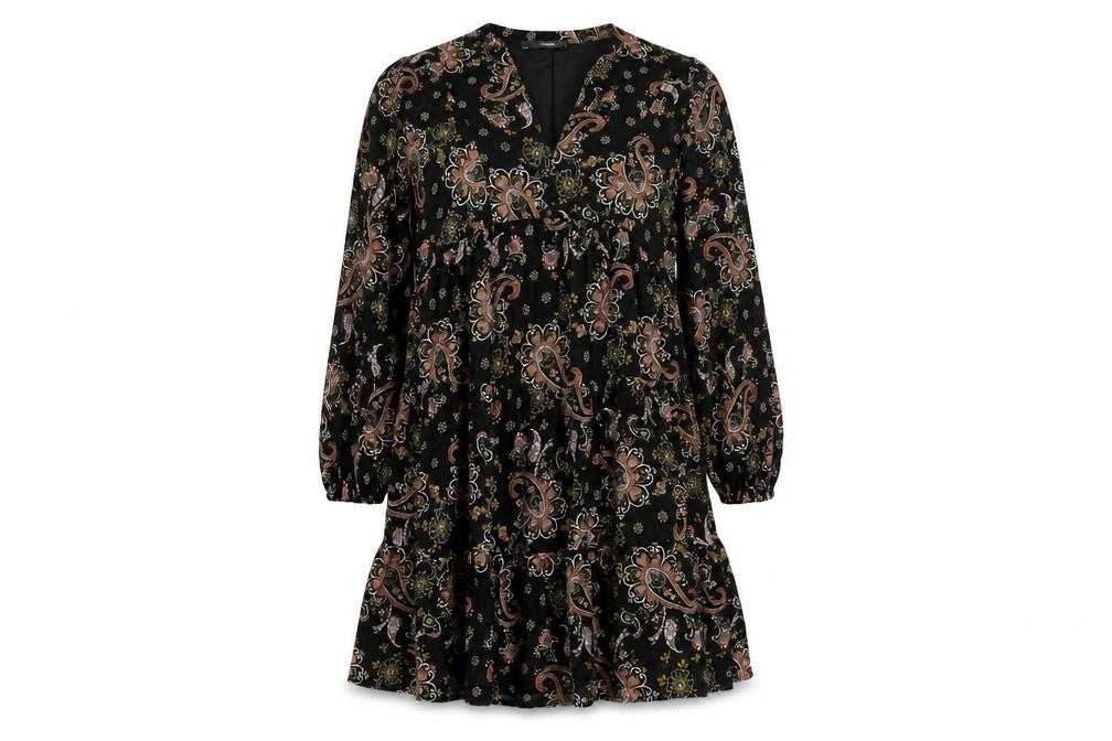 George Womens A-Line Paisley Dress Size 10 Autumn