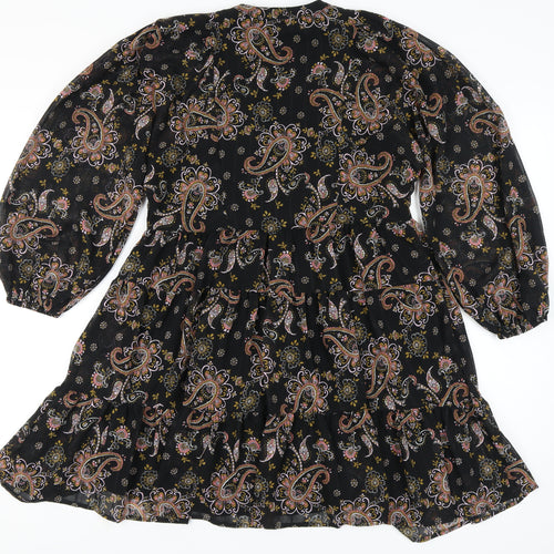 George Womens A-Line Paisley Dress Size 10 Autumn