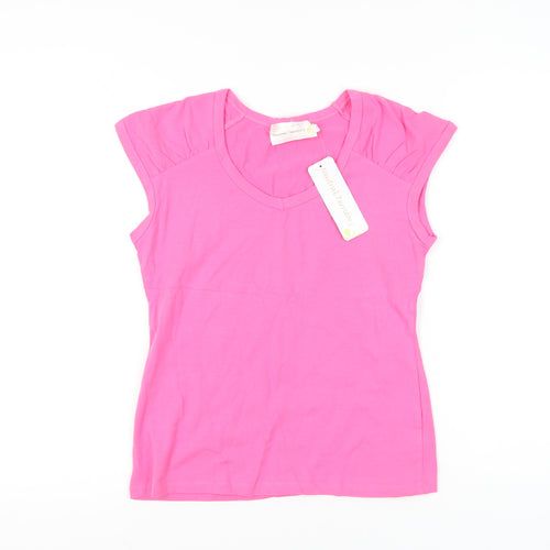 Neutral Territory Women's Pink V-Neck Top, Size 18
