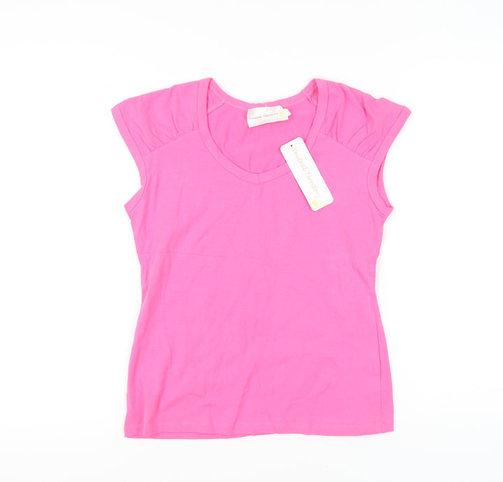Neutral Territory Women's Pink V-Neck Top, Size 18