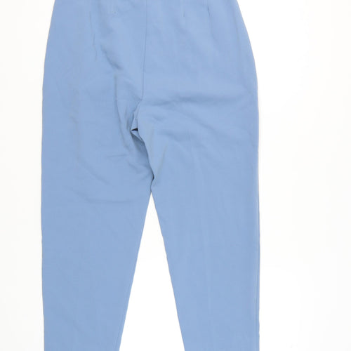 Marks and Spencer Blue Regular Fit Women's Trousers Size 14