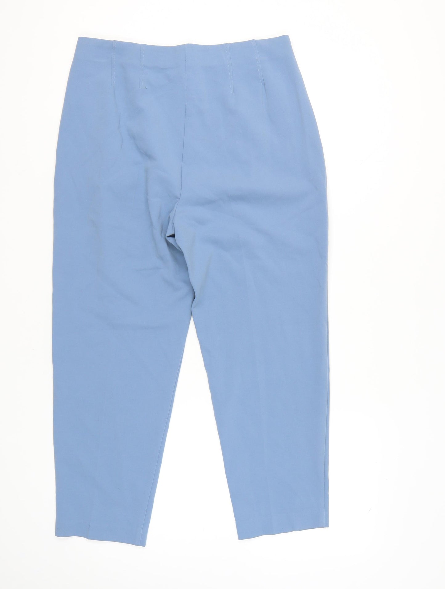 Marks and Spencer Blue Regular Fit Women's Trousers Size 14