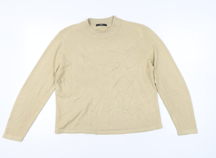 Marks and Spencer Women's Beige Pullover Jumper UK 16