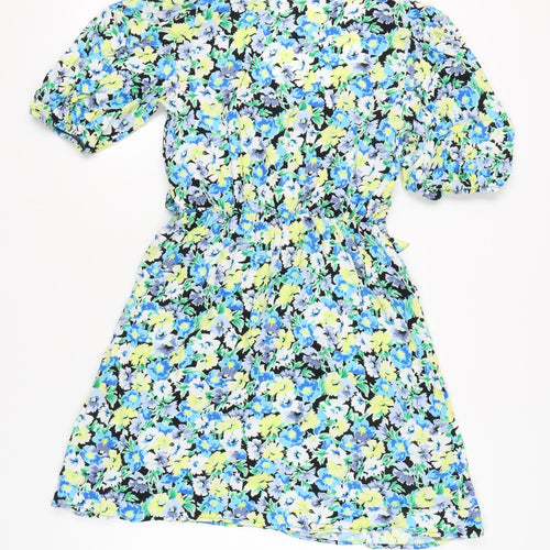 George Women's Floral Wrap Dress Multicoloured Size 8