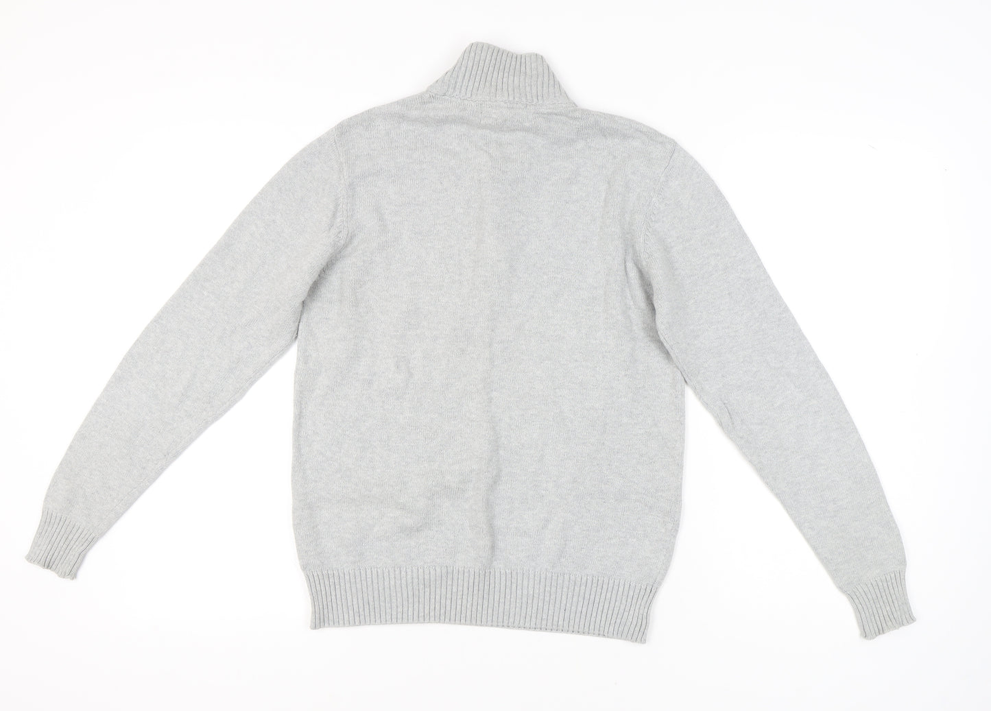 Kensington Dockside Men's Grey Full Zip Jumper, S