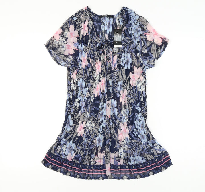 Bm Casual Women's Multicoloured Floral Blouse Size 16