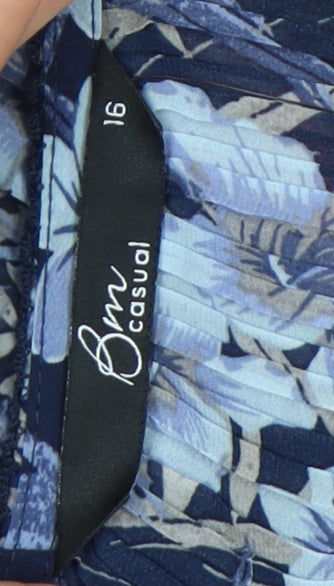 Bm Casual Women's Multicoloured Floral Blouse Size 16