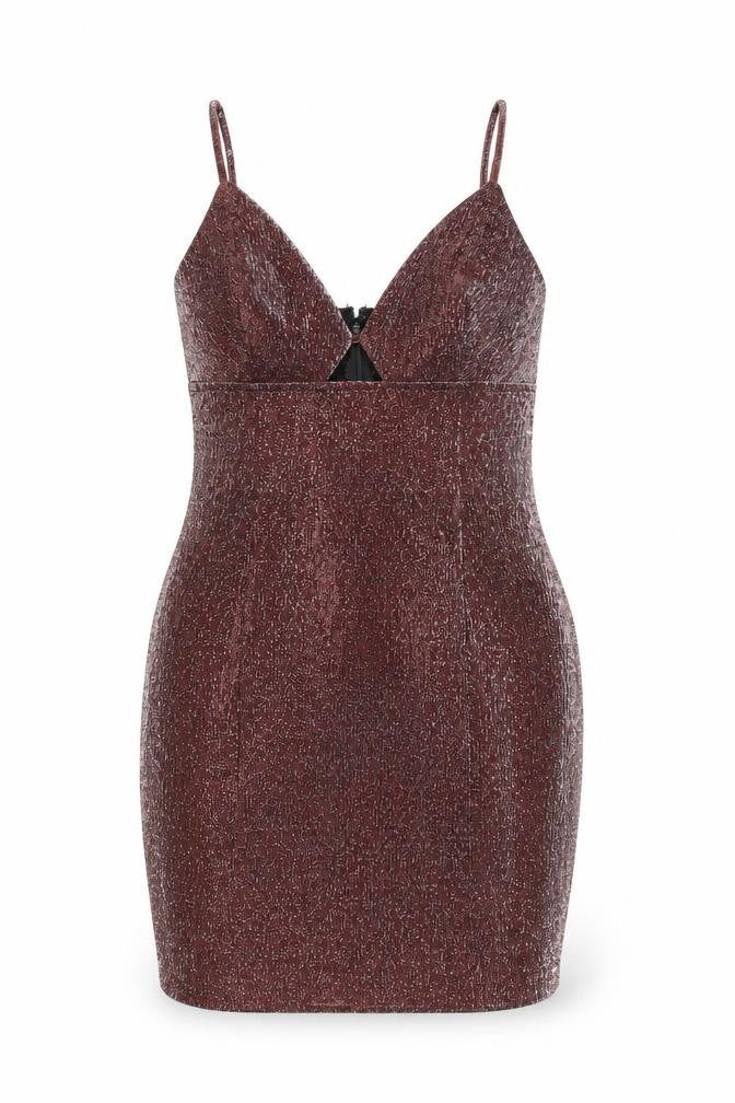 Front view of H&M Women's Multicoloured Bodycon Dress S
