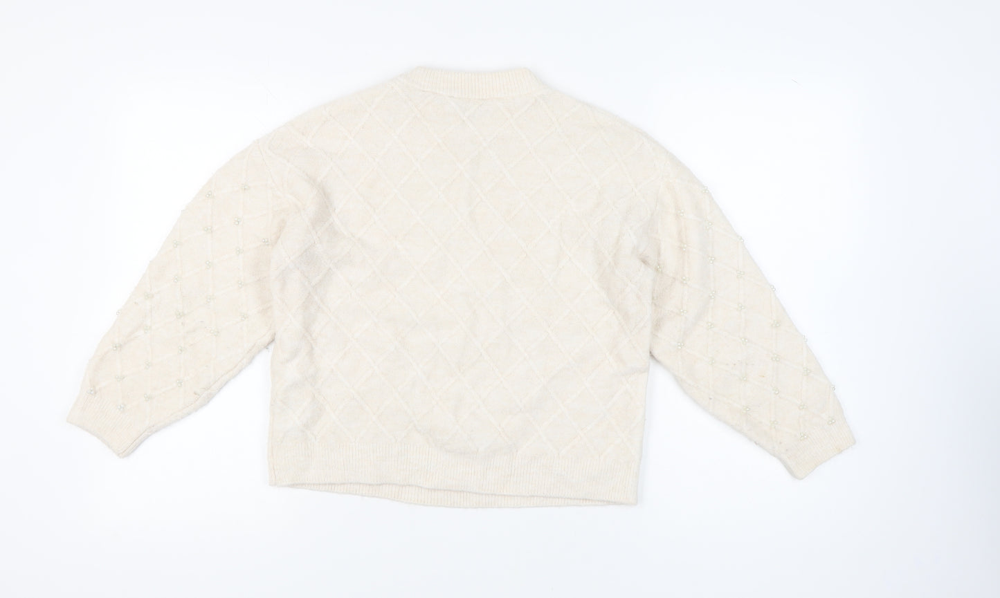 Marks and Spencer Women’s Ivory M Pullover Jumper