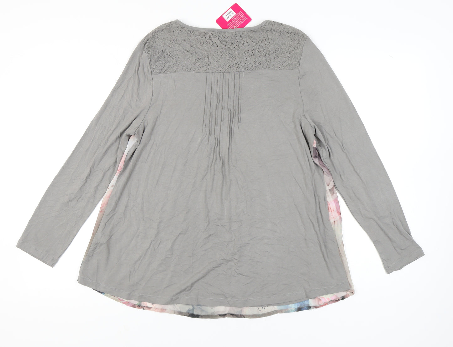 Together Women Multicoloured Tunic Size 14 V-Neck