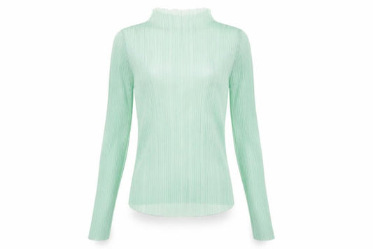 ASOS DESIGN Women Green Blouse Size 8 Long Sleeve Basic