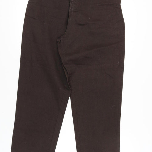 Universal Women's Brown Straight-Leg Jeans Size 16