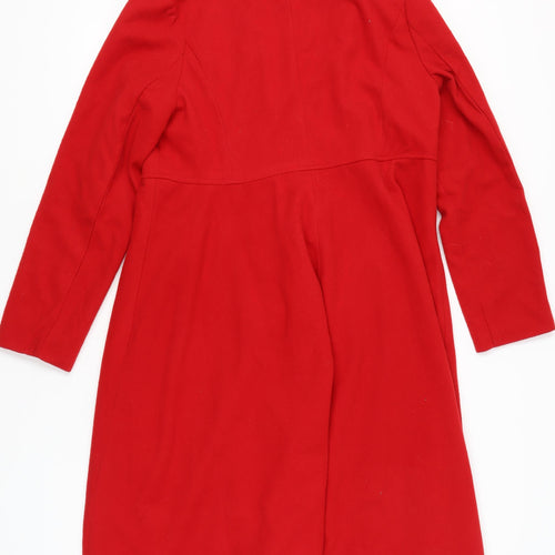 GWIND Women’s Red Overcoat 3XL - Classic Style
