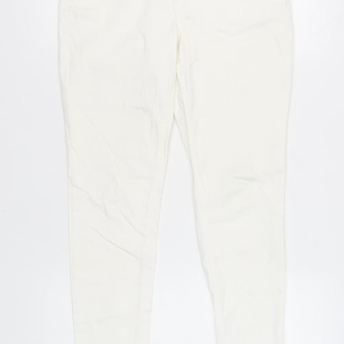 TU Women's White Skinny Jeans Size 12 Slim