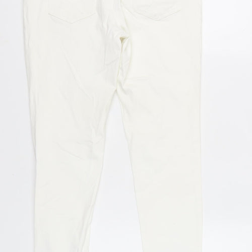 TU Women's White Skinny Jeans Size 12 Slim
