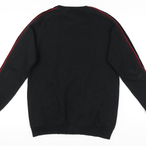 BoohooMAN Men's Black Pullover Sweatshirt Size S