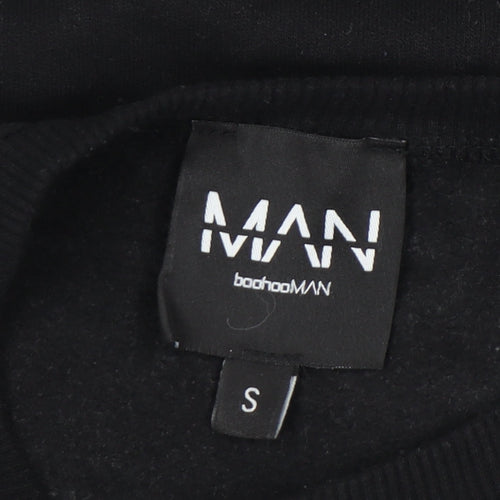 BoohooMAN Men's Black Pullover Sweatshirt Size S