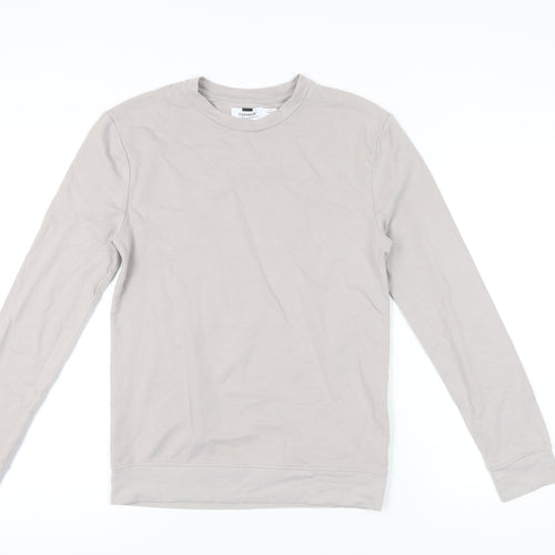 Topman Beige Men's Pullover Sweatshirt - Small