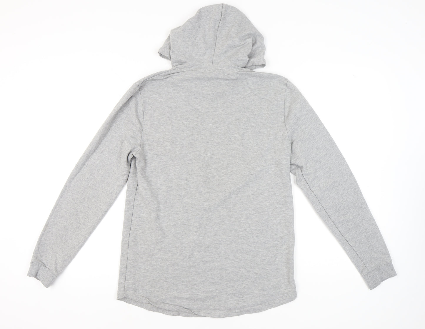 ASOS Men's Grey Pullover Hoodie, Size L, Regular Fit