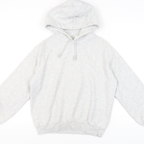 H&M Women's Grey Pullover Hoodie XS