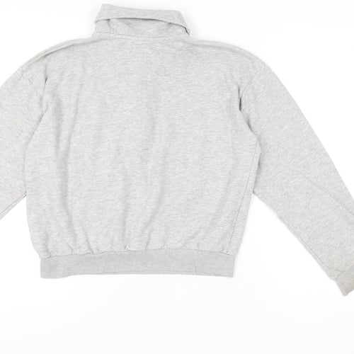 H&M Women's Grey Pullover Sweatshirt Size S