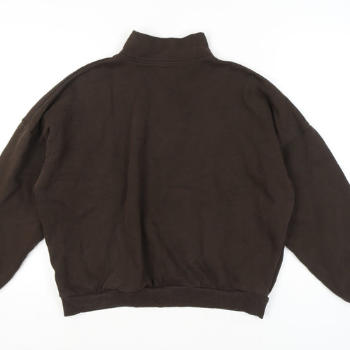 PrettyLittleThing Women's Brown M Pullover Sweatshirt