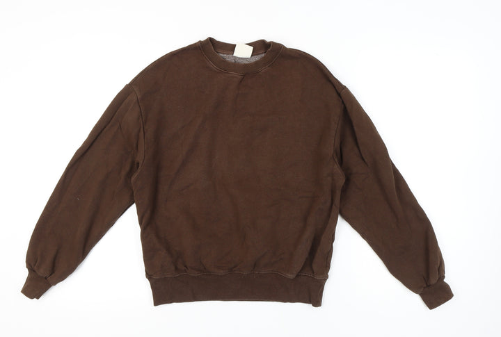 Pull&Bear Women’s Brown XS Pullover Sweatshirt