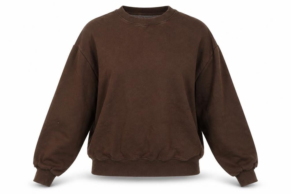Front view of Pull&Bear Women’s Brown XS Pullover Sweatshirt