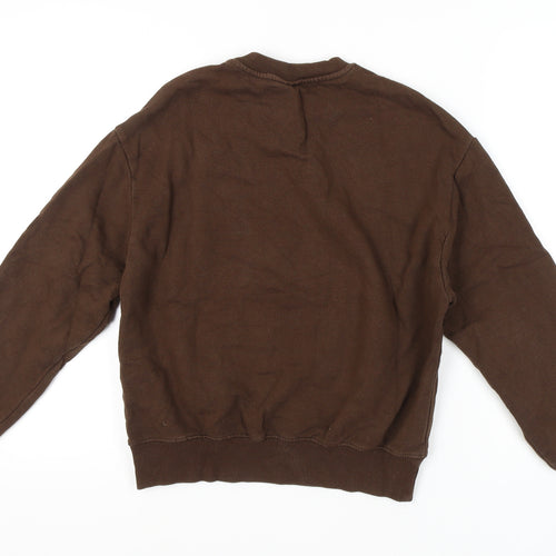 Pull&Bear Women’s Brown XS Pullover Sweatshirt