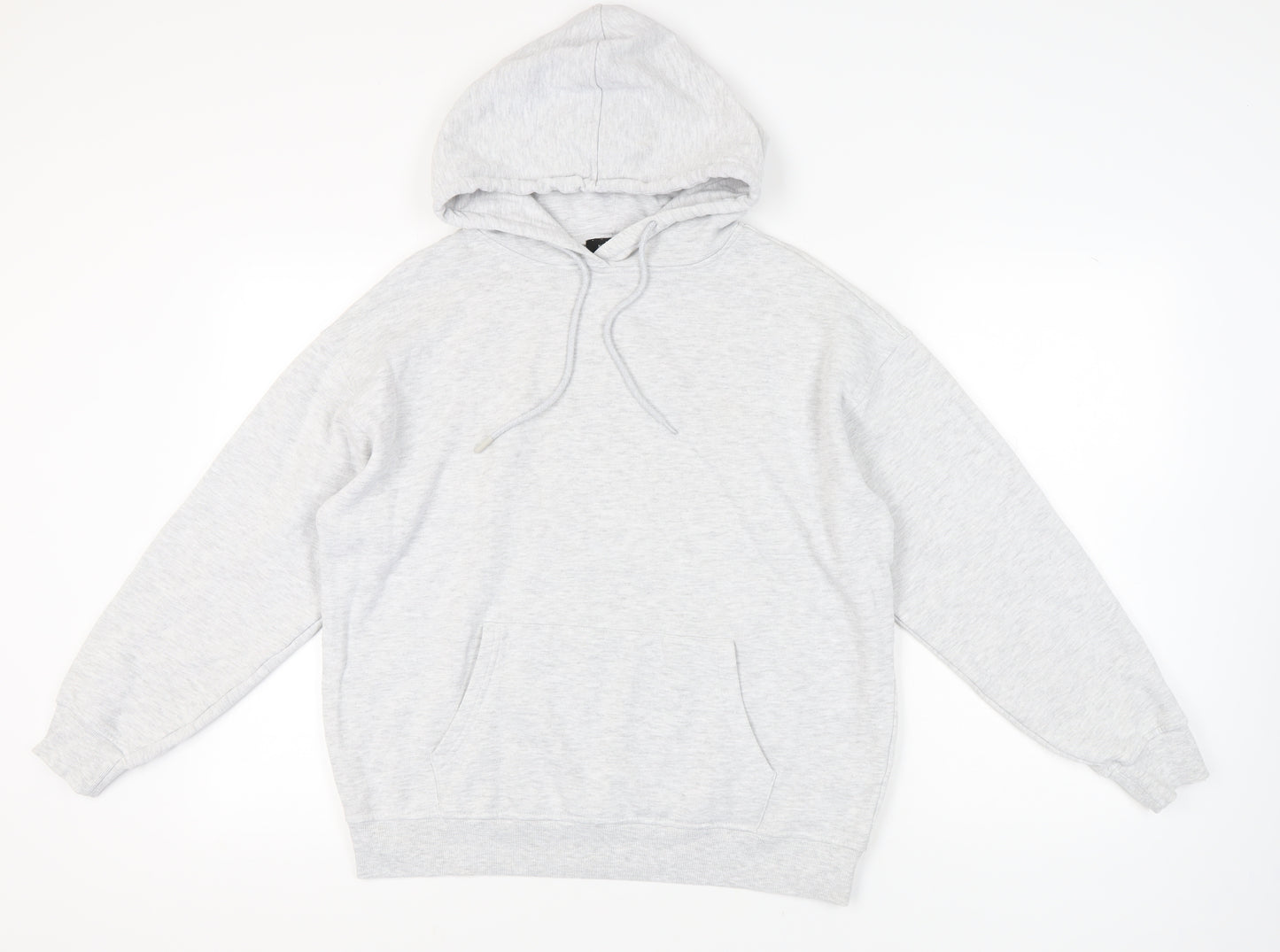 New Look Grey Unisex Pullover Hoodie M, Casual Comfort
