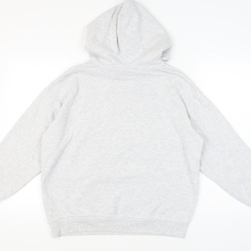 New Look Grey Unisex Pullover Hoodie M, Casual Comfort