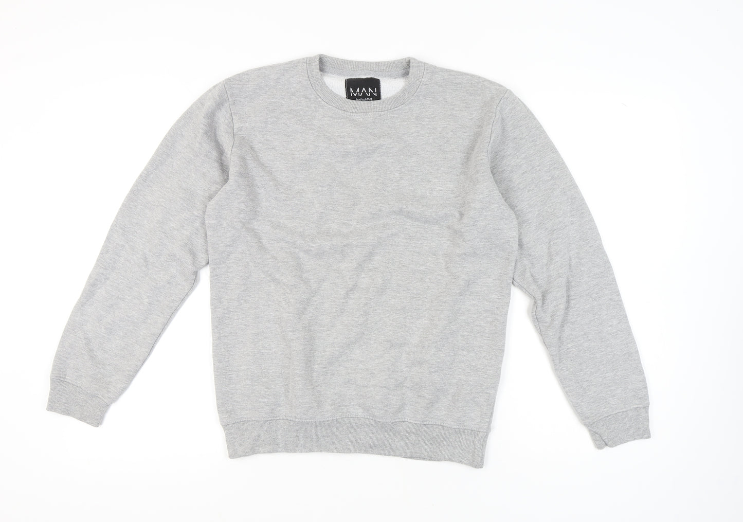 boohooMAN Grey Pullover Sweatshirt XS for Men