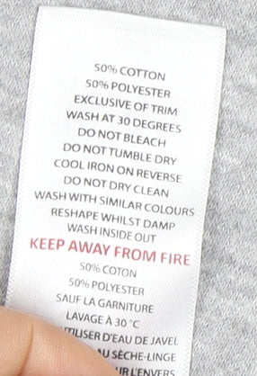 boohooMAN Grey Pullover Sweatshirt XS for Men