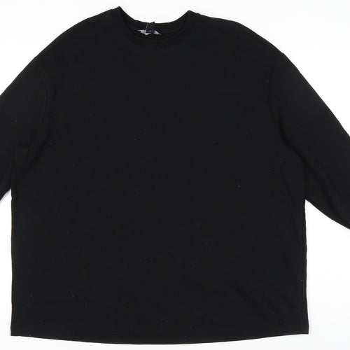 New Look Women’s Black Pullover Sweatshirt, Size S