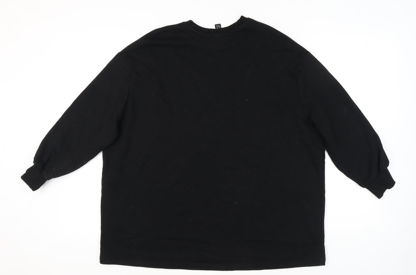 New Look Women’s Black Pullover Sweatshirt, Size S