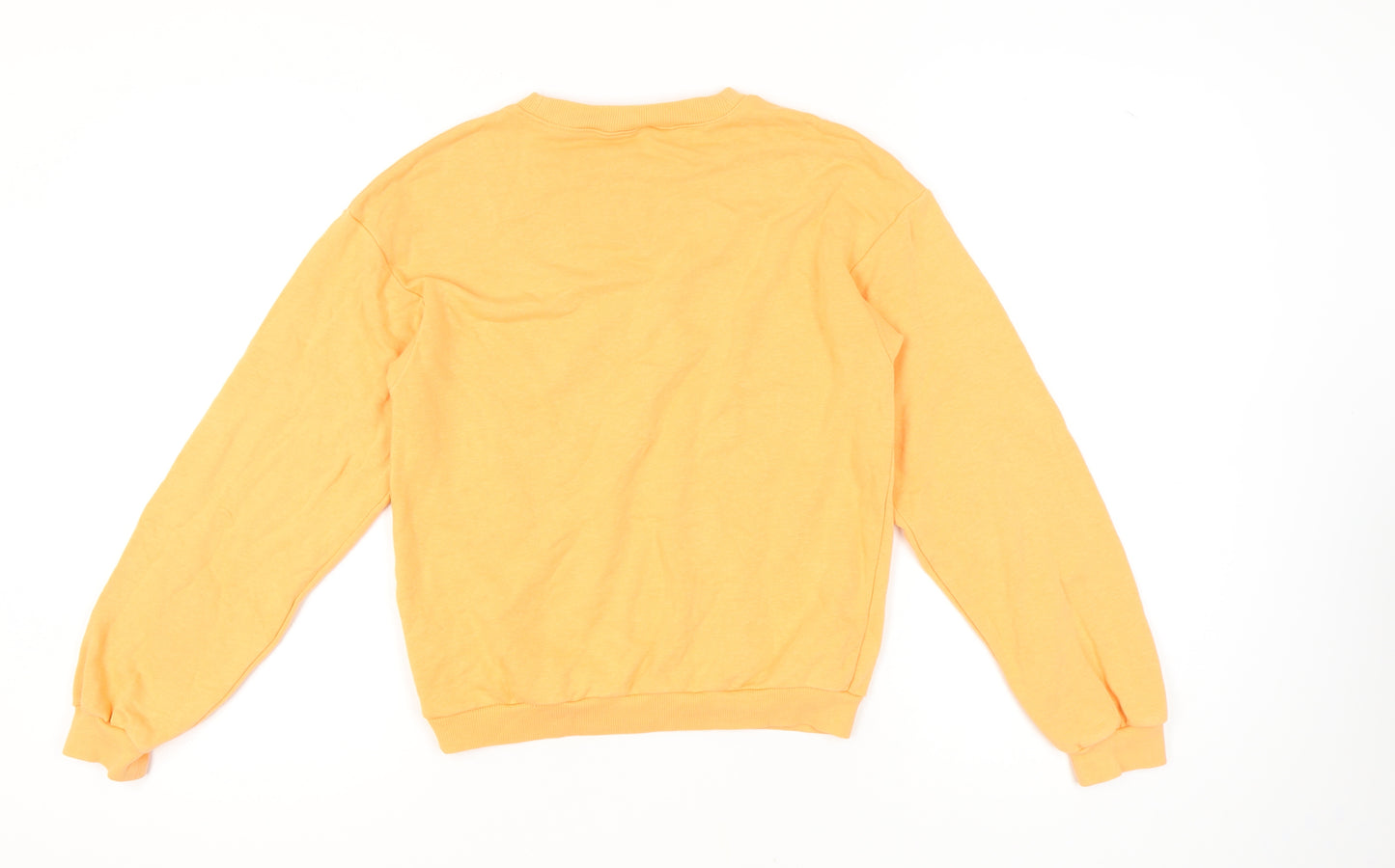 H&M Girls Orange Pullover Sweatshirt 10-12 Years